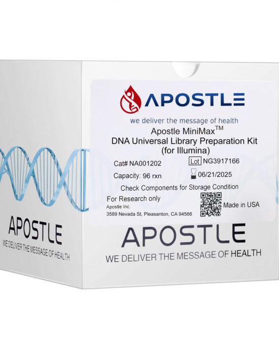 Apostle MiniMax DNA Universal Library Preparation Kit (for Illumina®), 96 rxn