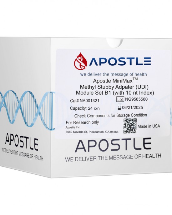 Apostle MiniMax Methyl Stubby Adapter (UDI) Module Set B1 (with 10 nt Index), 24 rxn