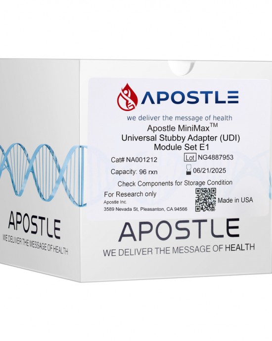 Apostle MiniMax Methyl Stubby Adapter (UDI) Module Set B1 (with 10 nt Index), 96 rxn