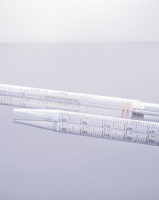 Disposable Sterile Polystyrene Serological Pipet, 10mL (200 pcs, individually packaged)