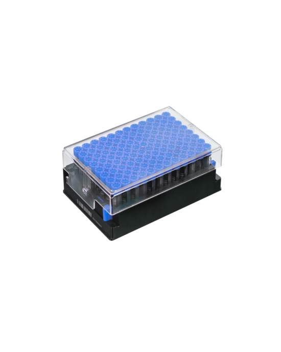 2D-Barcoded Cryogenic Storage Vials, 1.0 mL, Sterile (96 vails / rack)
