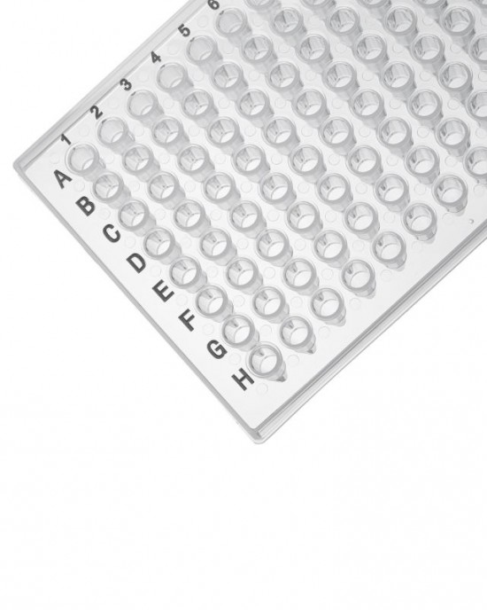 96-Well PCR Plates, 0.2 mL, Semi-Skirted, White (50 pcs)