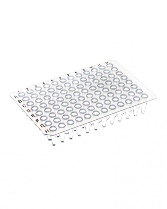 96-Well PCR Plates, 0.2 mL, Non-Skirted, Clear (50 pcs)