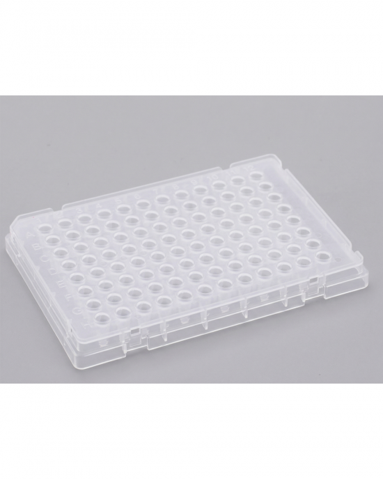 96-Well PCR Plates, 0.2 mL, Semi-Skirted, Clear, ABI-Compatible (50 pcs)