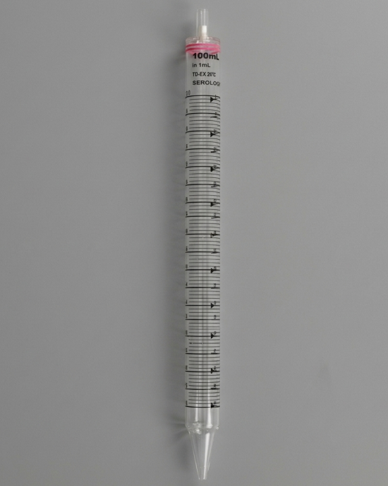 100 mL Serological Pipettes, Disposable (100 pcs, individually wrapped)