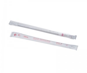 Disposable Sterile Polystyrene Serological Pipettes, 25mL (200pcs, individually packaged)