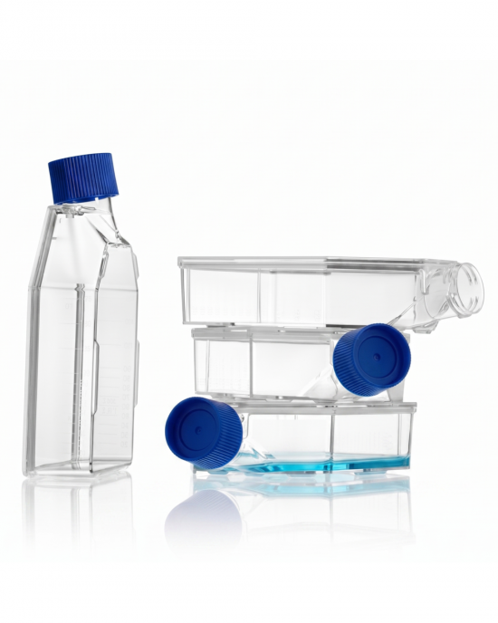 75 cm2 Cell Culture Flasks, Sealed Cap, TC-Treated (90 pcs)
