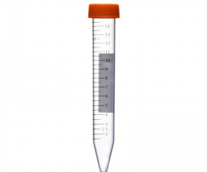 Conical Sterile Centrifuge Tubes, 15mL (500 tubes, Bulk, Clear)