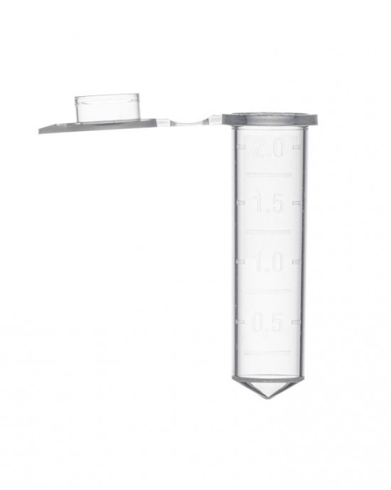 Snap-Lock Sterile Microcentrifuge Tube, 2.0mL, (100pcs, Protein Low-binding)