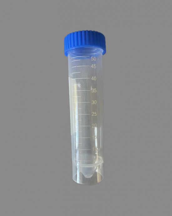 50 mL Self-Standing Centrifuge Tubes, Bulk, Clear (500 tubes)