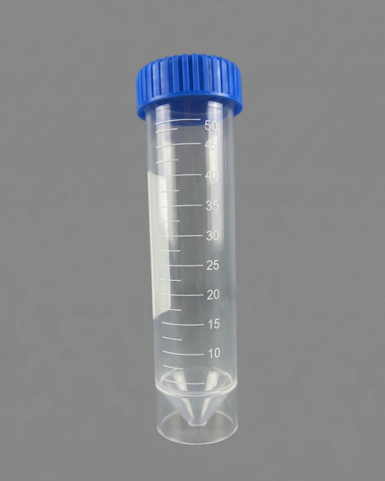 50 mL Self-Standing Centrifuge Tubes, Bulk, Clear (500 tubes)
