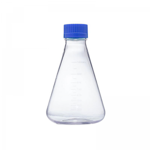 1,000 mL Erlenmeyer Flasks, Flat Bottom, Vented Cap (20 pcs)