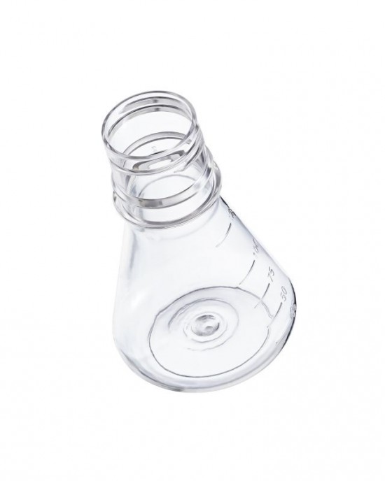 125 mL Erlenmeyer Flasks, Flat Bottom, Vented Cap (50 pcs)