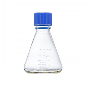 250 mL Erlenmeyer Flasks, Flat Bottom, Vented Cap (50 pcs)