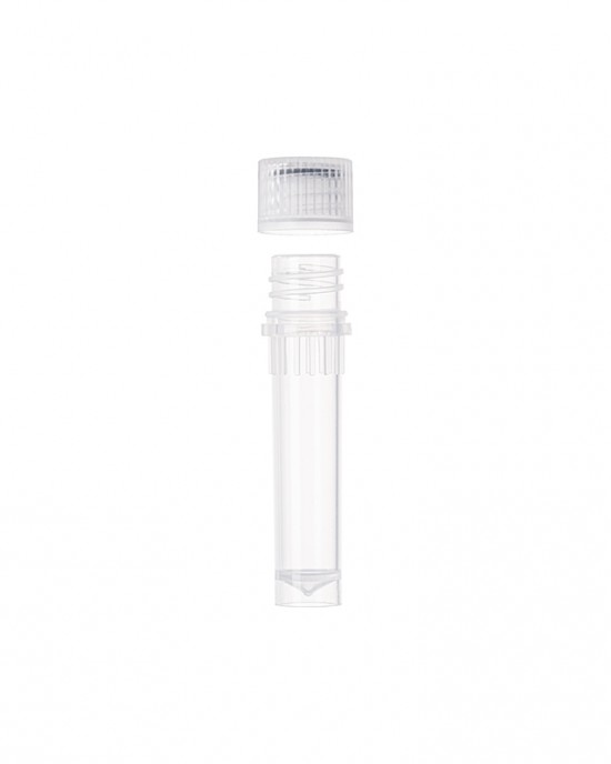 2.0 mL Microcentrifuge Tubes, Screw Cap, Clear Tube / Clear Cap (100 pcs)