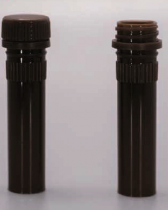 0.5 mL Microcentrifuge Tubes, Screw Cap, Amber Tube / Amber Cap (100 pcs)