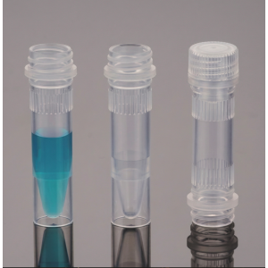 1.5 mL Microcentrifuge Tubes, Screw Cap, Clear Tube / Clear Cap (100 pcs)