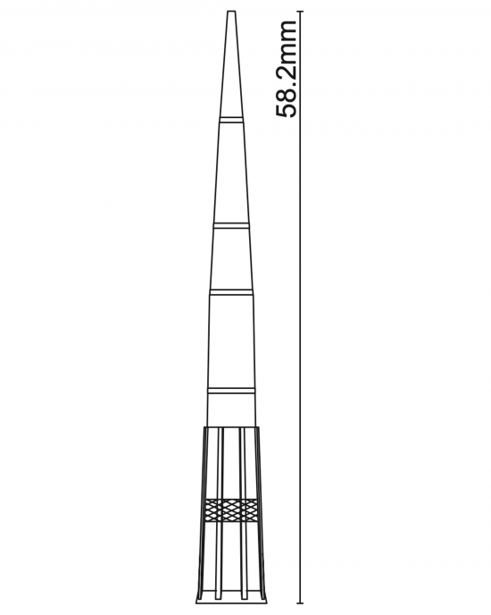 200 μL Universal Pipette Tips, Racked, Filtered, Low-retention (96 tips x 50 racks, 4,800 tips)