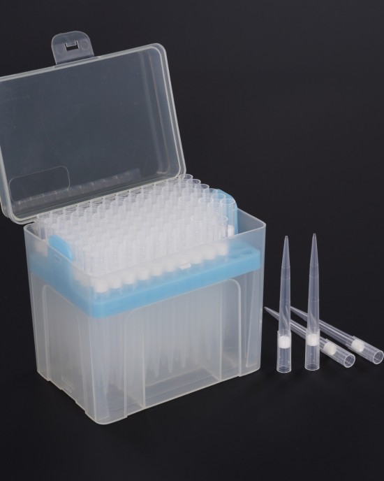 1000 μL Universal Pipette Tips, Racked, Filtered, Low-Retention (96 tips x 50 racks, 4,800 tips)