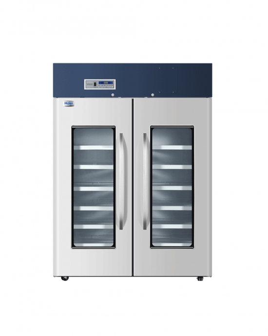 Pharmacy Refrigerator, Double Glass Door (1378L/48.7cf, 12 adjustable shelves) (115V) Pharmacy Refrigerator, Double Glass Door (1378L/48.7cf, 12 adjustable shelves) (115V)