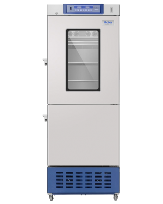 Pharmacy Combined Freezer (100L/3.53cf, 1 fixed shelf) and Refrigerator (200L/7.06cf, 3 adjustable shelves) (115V) Pharmacy Combined Freezer (100L/3.53cf, 1 fixed shelf) and Refrigerator (200L/7.06cf, 3 adjustable shelves) (115V)