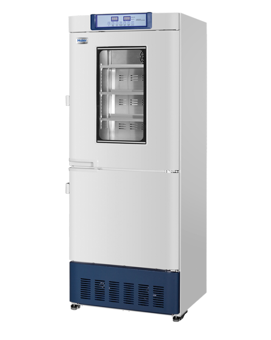 Pharmacy Combined Freezer (100L/3.53cf, 1 fixed shelf) and Refrigerator (200L/7.06cf, 3 adjustable shelves) (115V) Pharmacy Combined Freezer (100L/3.53cf, 1 fixed shelf) and Refrigerator (200L/7.06cf, 3 adjustable shelves) (115V)
