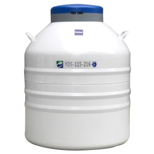 Liquid Nitrogen Aluminum Tank Laboratory Storage (115L, neck diameter 216mm)