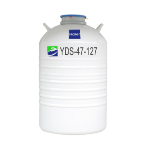 Liquid Nitrogen Small-Sized Aluminum Tank Laboratory Storage with Accessories (47L, neck diameter 127mm)