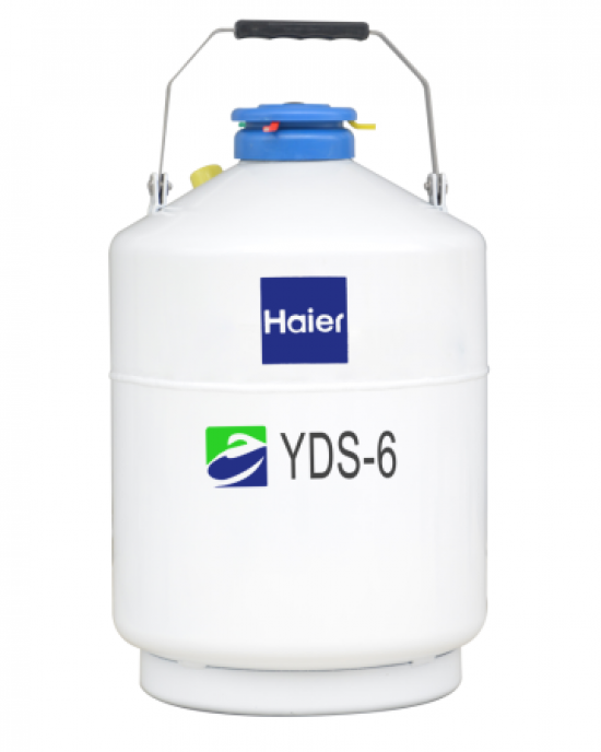 Liquid Nitrogen Small-Sized Aluminum Tank Laboratory Storage with Accessories (6L, neck diameter 50mm) Liquid Nitrogen Small-Sized Aluminum Tank Laboratory Storage with Accessories (6L, neck diameter 50mm)