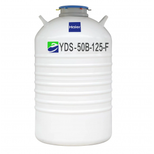 Liquid Nitrogen Small-Sized Aluminum Tank Laboratory Storage with Accessory Set A (50L, neck diameter 125mm)