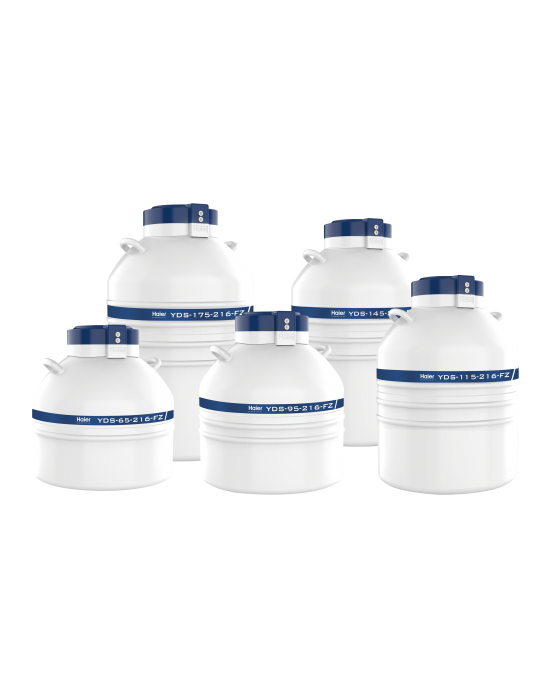 Smart Liquid Nitrogen Aluminum Tank Laboratory Storage with Accessories (145L, Smart-Series, neck diameter 216mm)
