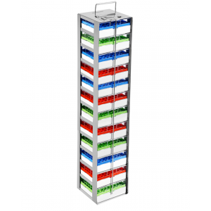 Chest-Type ULT freezer racks, 12 boxes