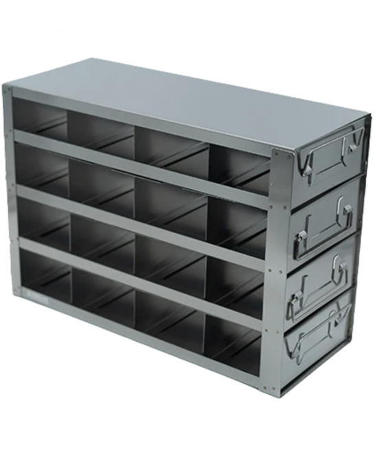 ULT freezer racks, 4x4 (H x D), sliding drawer
