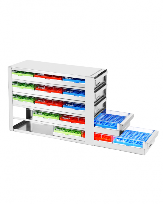 ULT freezer racks, 5x3 (H x D), sliding drawer