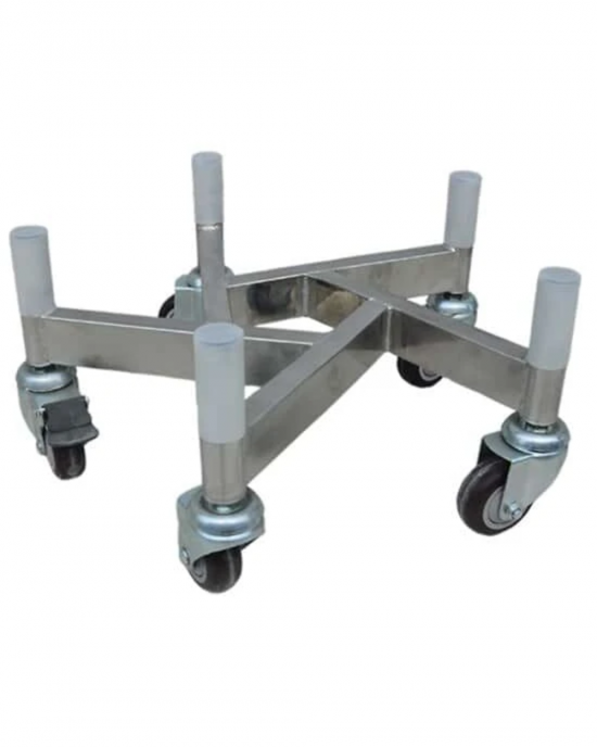 Roller base for all Liquid Nitrogen 65L to 175L Tanks, 5 Universal Wheels