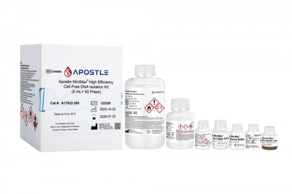 Apostle MiniMax® High Efficiency Cell-Free DNA Isolation Kit (Standard Edition) (5 mL × 50 preps)