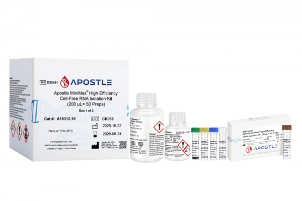Apostle MiniMax® High Efficiency Cell-Free RNA Isolation Kit (200 µL × 50 preps)