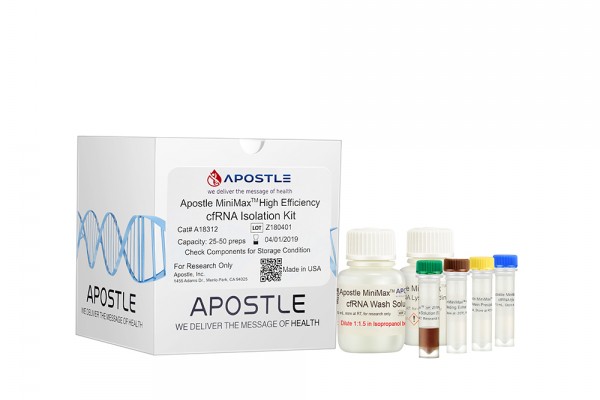 Apostle MiniMax High Efficiency cf-RNA Isolation Kit (250uL x 50 preps)