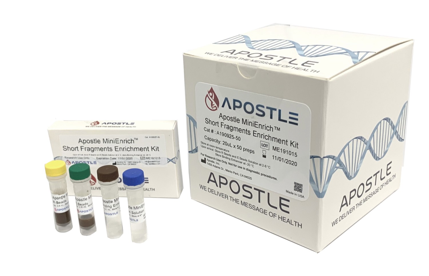Apostle MiniEnrich® Short Fragment Enrichment Kit (20uL x 50 preps)