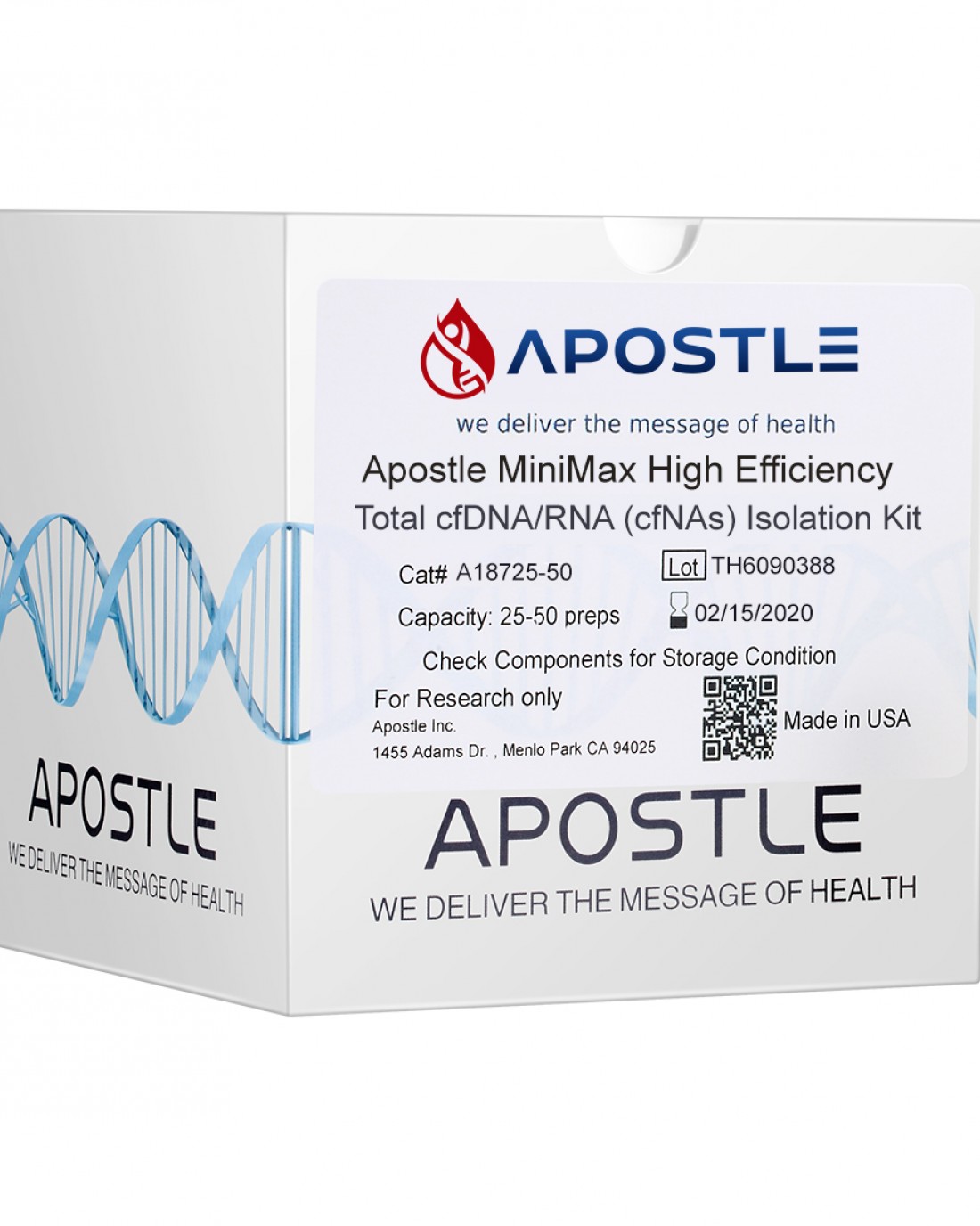 Apostle MiniMax High Efficiency Total cfDNA/cfRNA (cfNAs) Isolation Kit