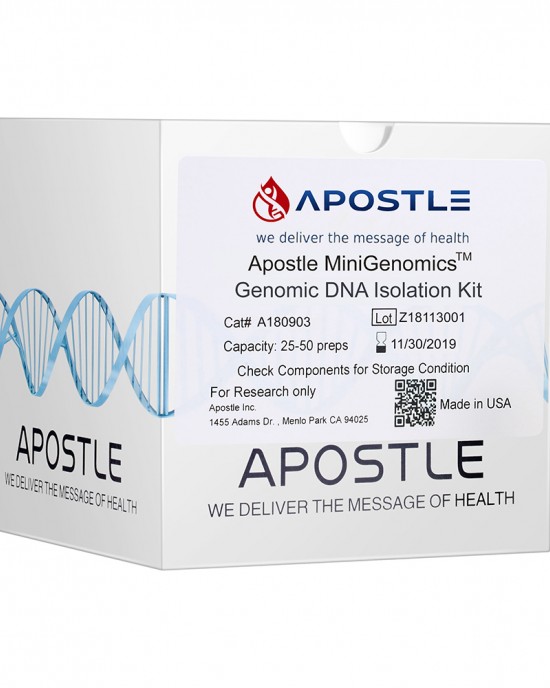 Apostle MiniGenomics Genomic DNA Isolation - Stool Fast Kit  (200 μL x 50 preps)