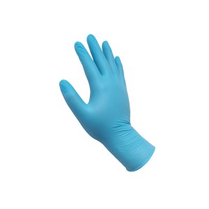 Powder-Free Nitrile Exam Gloves, Iris Blue, M (Pack of 100)